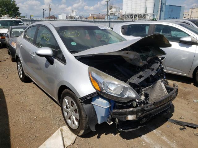 KIA RIO LX 2013 with VIN KNADM4A38D6154722 - Photo from auction
