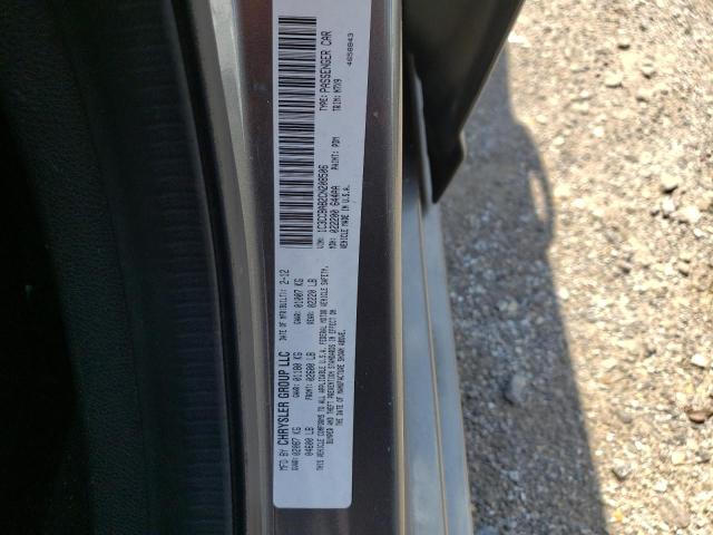 Photo 10 from auction – 2012 CHRYSLER 200 LX with VIN 1C3CCBAB2CN208506