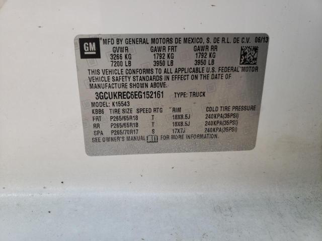 Photo 10 from auction – 2014 CHEVROLET SILVERADO with VIN 3GCUKREC6EG152161