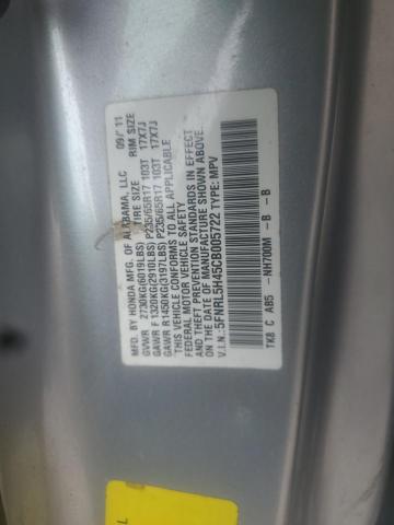 Photo 10 from auction – 2012 HONDA ODYSSEY EX with VIN 5FNRL5H45CB005722