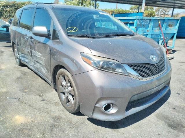 TOYOTA SIENNA SE 2016 with VIN 5TDXK3DC7GS731224 - Photo from auction