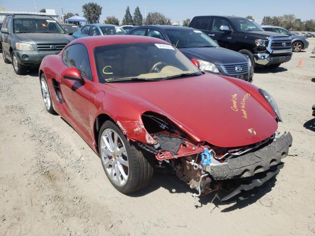 PORSCHE CAYMAN S 2014 with VIN WP0AB2A87EK193743 - Photo from auction