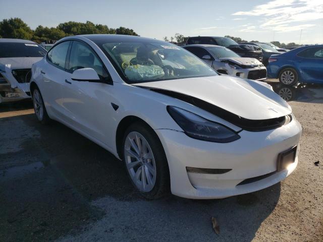 TESLA MODEL 3 2022 with VIN 5YJ3E1EB5NF185122 - Photo from auction