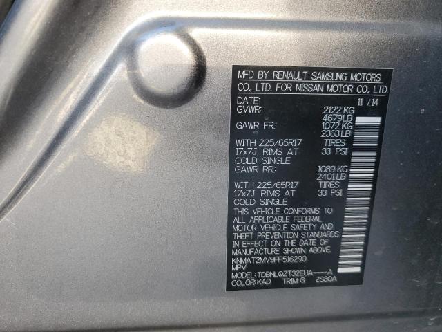 Photo 10 from auction – 2015 NISSAN ROGUE S with VIN KNMAT2MV9FP516290