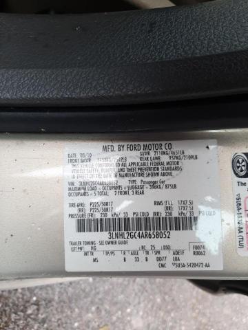 Zdjęcie 10 z aukcji – 2010 LINCOLN MKZ z VIN 3LNHL2GC4AR658052