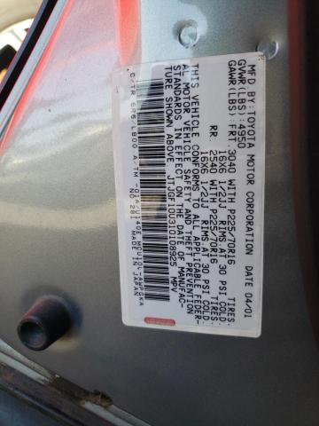 Photo 10 from auction – 2001 LEXUS RX 300 with VIN JTJGF10U310108925