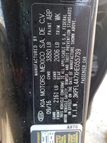 Photo 10 from auction – 2017 KIA FORTE LX with VIN 3KPFL4A7XHE055739