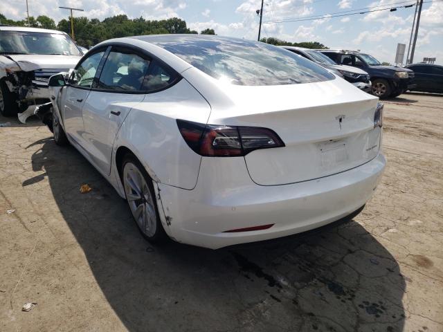 Photo 3 from auction – 2022 TESLA MODEL 3 with VIN 5YJ3E1EB8NF192484