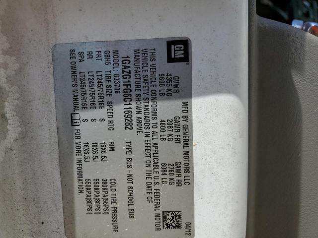 Photo 10 from auction – 2012 CHEVROLET EXPRESS G3 with VIN 1GAZG1FG6C1169282