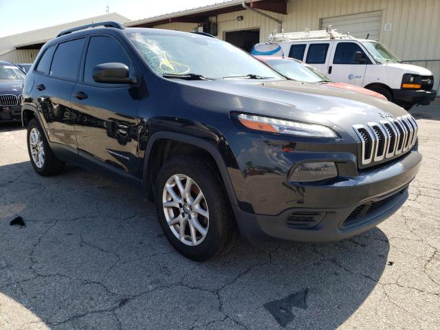 JEEP CHEROKEE S 2016 with VIN 1C4PJMAB4GW148582 - Photo from auction