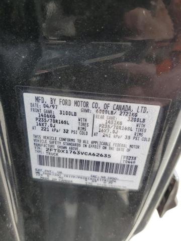 Photo 10 from auction – 1997 FORD F150 with VIN 2FTDX1763VCA62635