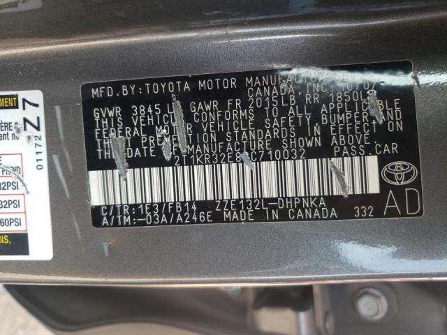 Photo 10 from auction – 2008 TOYOTA COROLLA MA with VIN 2T1KR32E88C710032