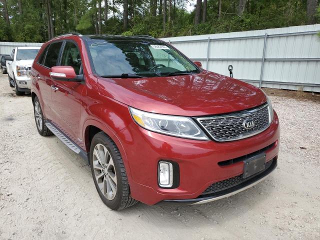 KIA SORENTO SX 2015 with VIN 5XYKWDA78FG567599 - Photo from auction