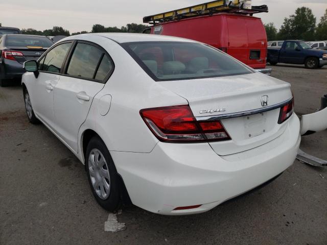 Photo 3 from auction – 2013 HONDA CIVIC LX with VIN 19XFB2F59DE274166