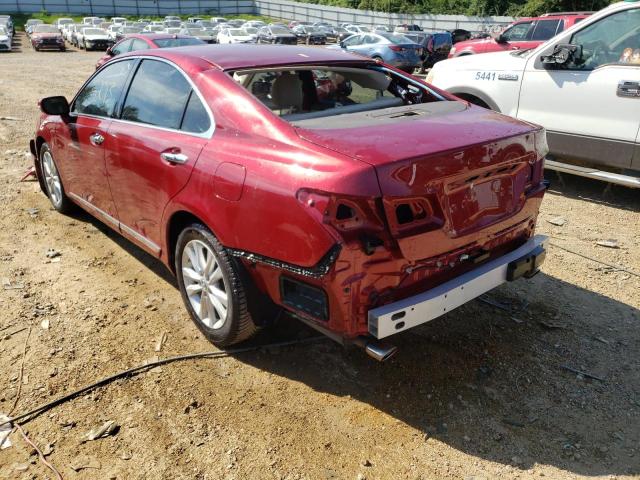 Photo 3 from auction – 2012 LEXUS ES 350 with VIN JTHBK1EG4C2490562