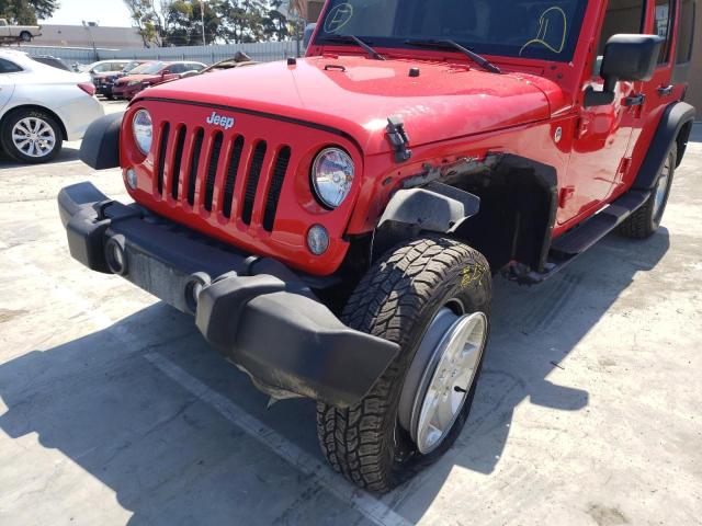 Photo 9 from auction – 2016 JEEP WRANGLER U with VIN 1C4HJWDG2GL262508