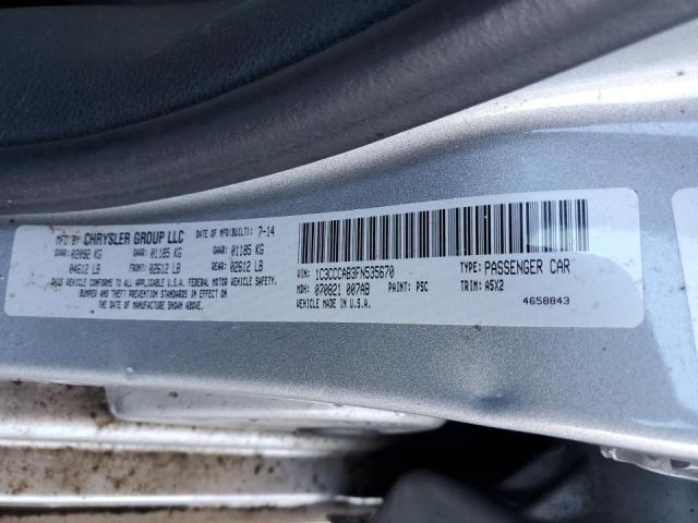 Photo 10 from auction – 2015 CHRYSLER 200 LIMITE with VIN 1C3CCCAB3FN535670