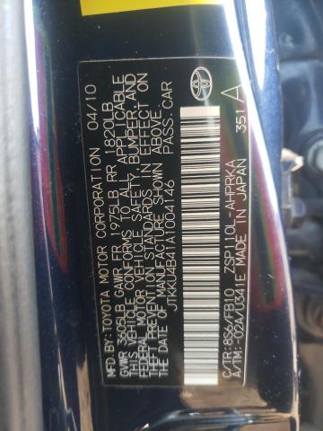 Photo 10 from auction – 2010 TOYOTA SCION XD with VIN JTKKU4B41A1004146