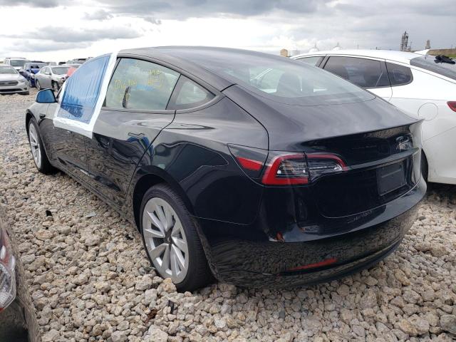 Photo 3 from auction – 2022 TESLA MODEL 3 with VIN 5YJ3E1EA3NF188060