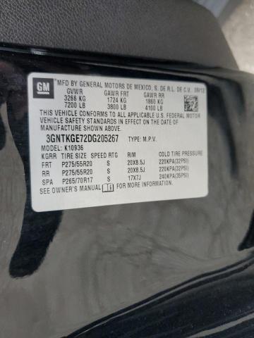 Photo 10 from auction – 2013 CHEVROLET AVALANCHE with VIN 3GNTKGE72DG205267