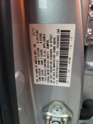 Photo 10 from auction – 2012 HONDA ACCORD LX with VIN 1HGCP2F34CA036893