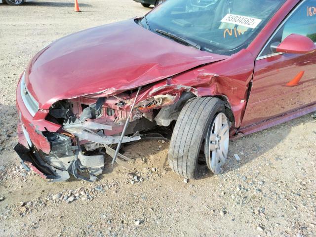 Photo 9 from auction – 2009 CHEVROLET IMPALA 2LT with VIN 2G1WC57M191231443