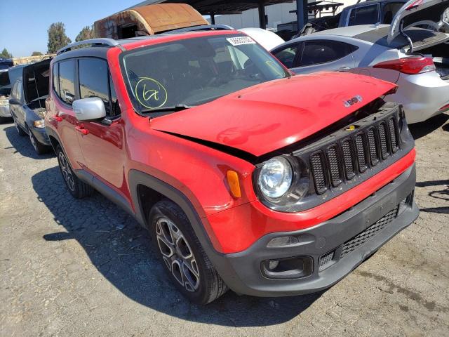 JEEP RENEGADE L 2015 with VIN ZACCJBDT6FPC43731 - Photo from auction