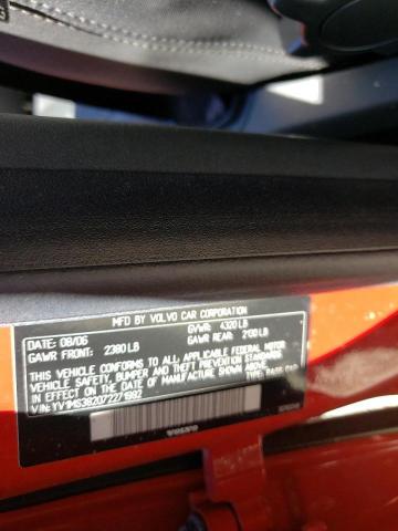 Photo 10 from auction – 2007 VOLVO S40 2.4I with VIN YV1MS382072271992