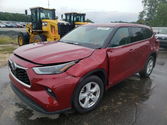 Photo 2 from auction – 2022 TOYOTA HIGHLANDER with VIN 5TDBBRCH1NS553530