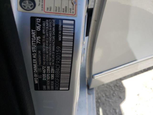 Photo 10 from auction – 2012 MERCEDES-BENZ C 300 4MAT with VIN WDDGF8BB4CF930159
