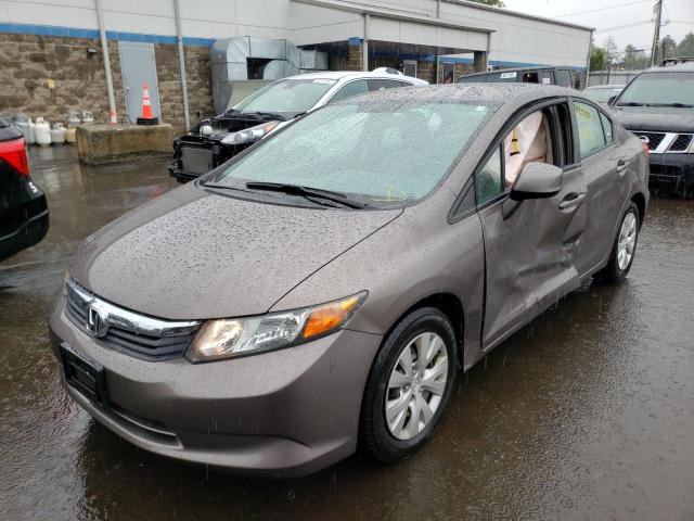Photo 2 from auction – 2012 HONDA CIVIC LX with VIN 2HGFB2F5XCH529055