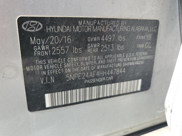 Photo 10 from auction – 2017 HYUNDAI SONATA SE with VIN 5NPE24AF4HH447844