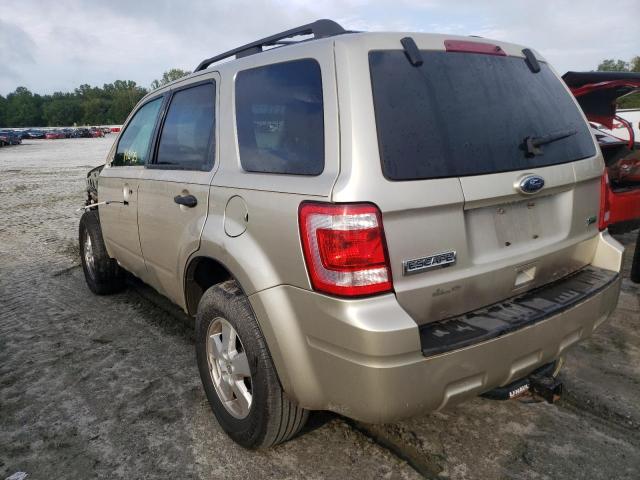 Photo 3 from auction – 2011 FORD ESCAPE XLT with VIN 1FMCU9DG9BKA03138