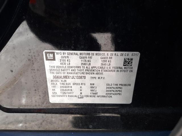 Photo 10 from auction – 2018 GMC TERRAIN SL with VIN 3GKALMEX1JL133870