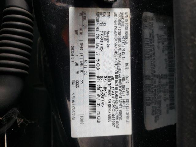 Photo 10 from auction – 2012 FORD FOCUS SE with VIN 1FAHP3F29CL441997