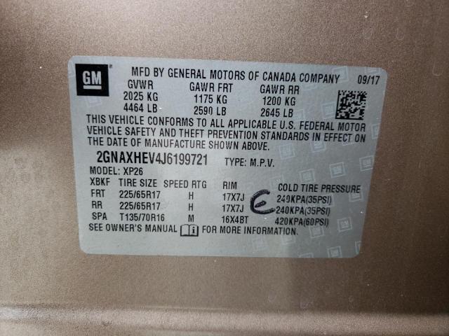 Photo 10 from auction – 2018 CHEVROLET EQUINOX LS with VIN 2GNAXHEV4J6199721