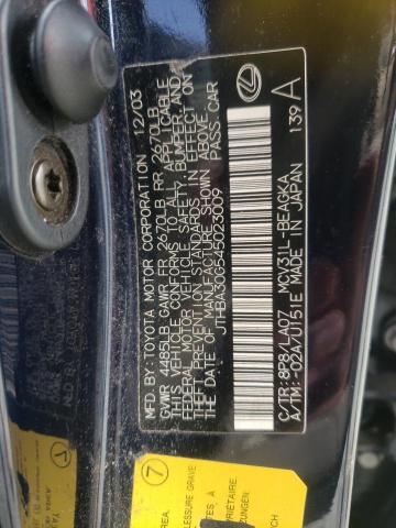 صورة رقم 10 من المزاد - 2004 LEXUS ES 330 مع VIN JTHBA30G545023009