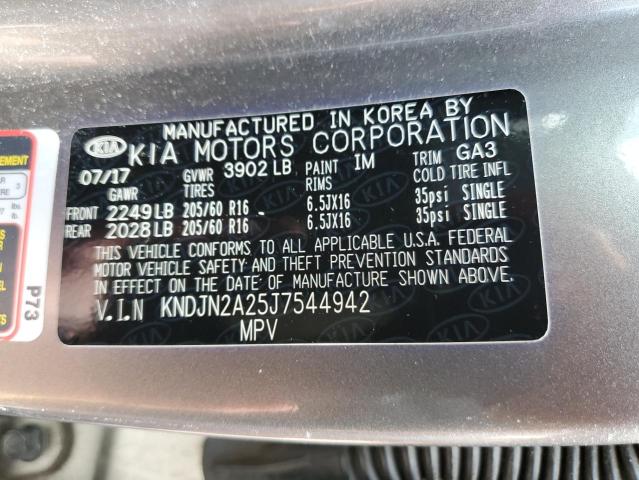 Photo 10 from auction – 2018 KIA SOUL with VIN KNDJN2A25J7544942