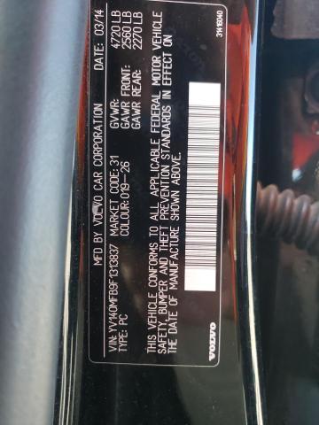 Photo 10 from auction – 2015 VOLVO S60 PREMIE with VIN YV140MFB9F1313837
