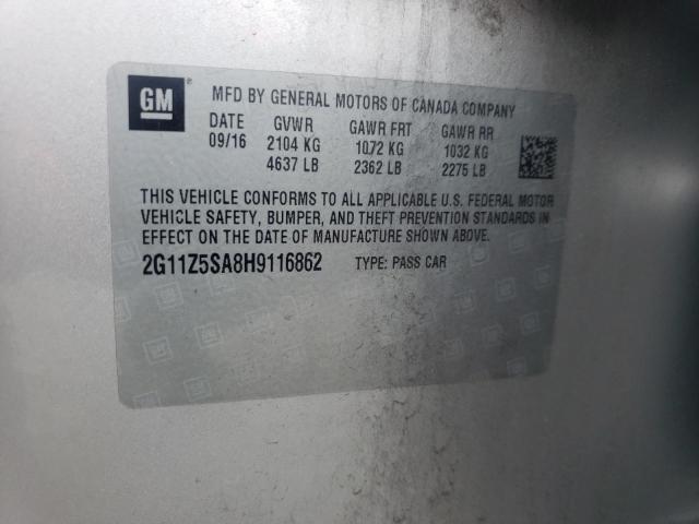 Photo 10 from auction – 2017 CHEVROLET IMPALA LS with VIN 2G11Z5SA8H9116862