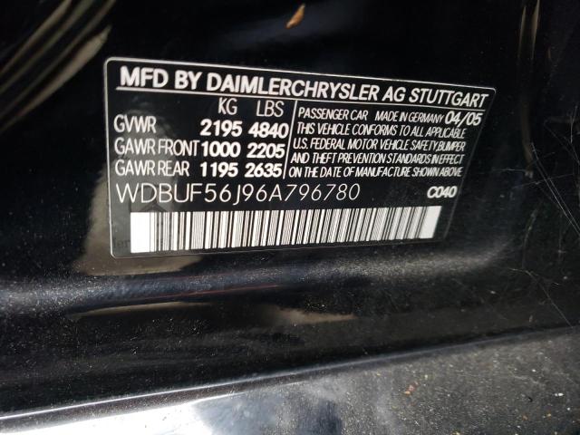 Photo 10 from auction – 2006 MERCEDES-BENZ E 350 with VIN WDBUF56J96A796780