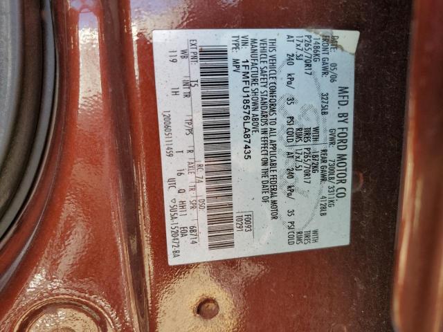 Photo 10 from auction – 2006 FORD EXPEDITION with VIN 1FMFU18576LA87435