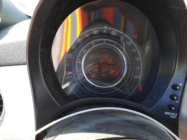 Photo 8 from auction – 2012 FIAT 500 SPORT with VIN 3C3CFFBR5CT357860