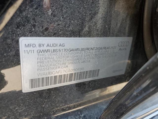 Zdjęcie 10 z aukcji – 2012 AUDI S4 PREMIUM z VIN WAUBGAFL7CA090495