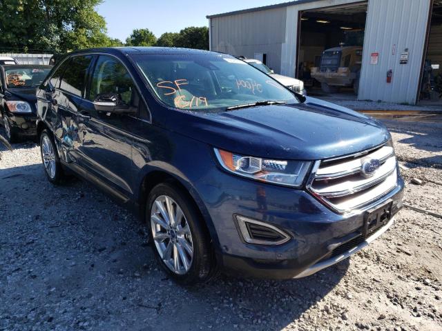 FORD EDGE TITAN 2017 with VIN 2FMPK4K89HBC36610 - Photo from auction