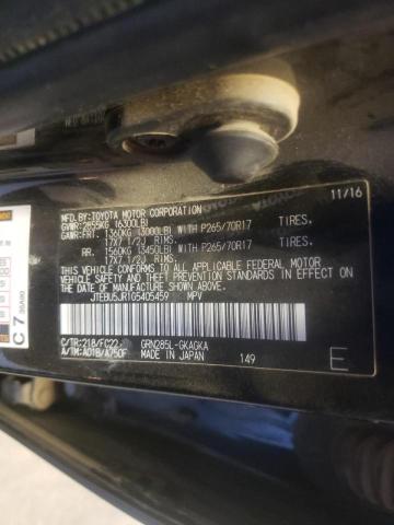 Photo 10 from auction – 2016 TOYOTA 4RUNNER SR with VIN JTEBU5JR1G5405459
