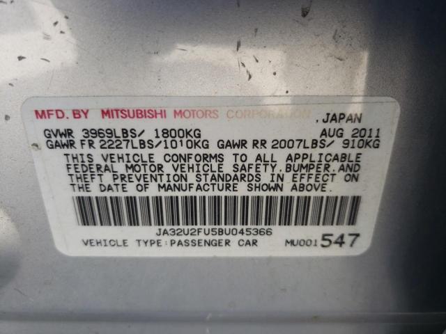 Photo 10 from auction – 2011 MITSUBISHI LANCER ES/ with VIN JA32U2FU5BU045366