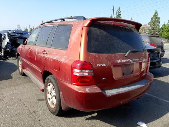Photo 3 from auction – 2002 TOYOTA HIGHLANDER with VIN JTEGF21A420065030