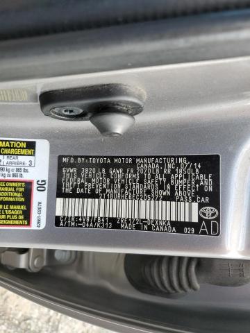 Photo 10 from auction – 2014 TOYOTA COROLLA L with VIN 2T1BURHE6EC205272