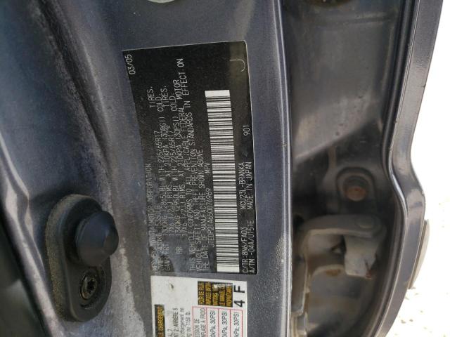 Photo 10 from auction – 2005 TOYOTA HIGHLANDER with VIN JTEDP21A650076969